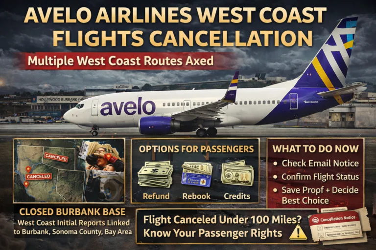 Avelo Airlines West Coast Flights Cancellation