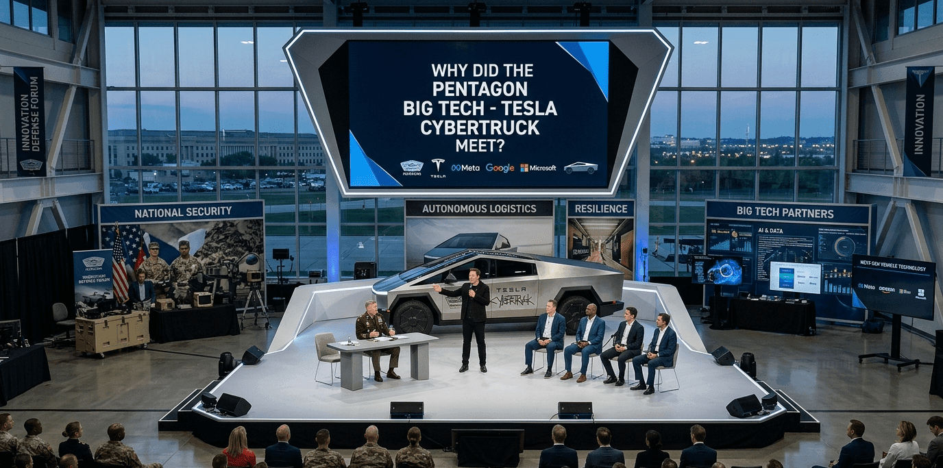 Pentagon Big Tech Tesla Cybertruck