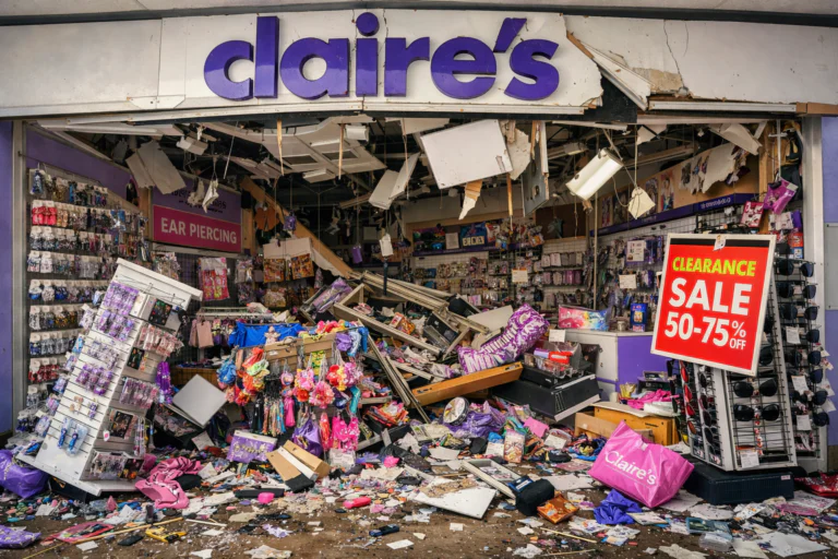 Claire's Accessories Collapse