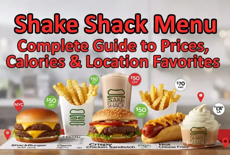 Shake Shack Menu
