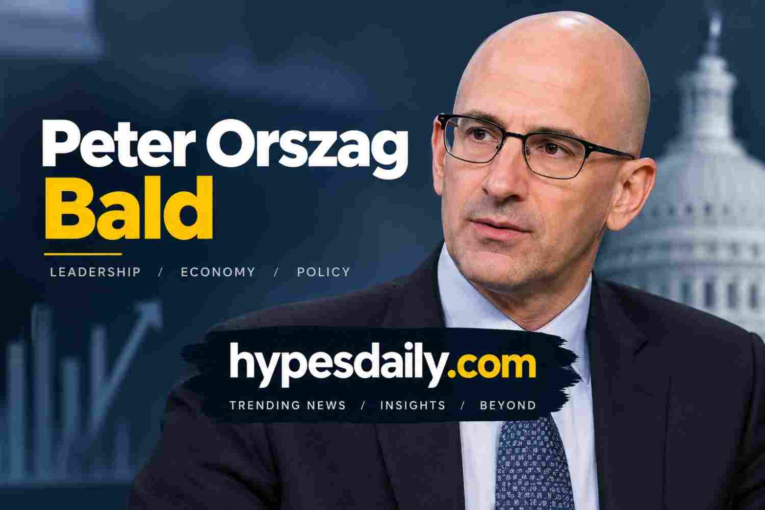 Peter Orszag Bald – Professional Portrait